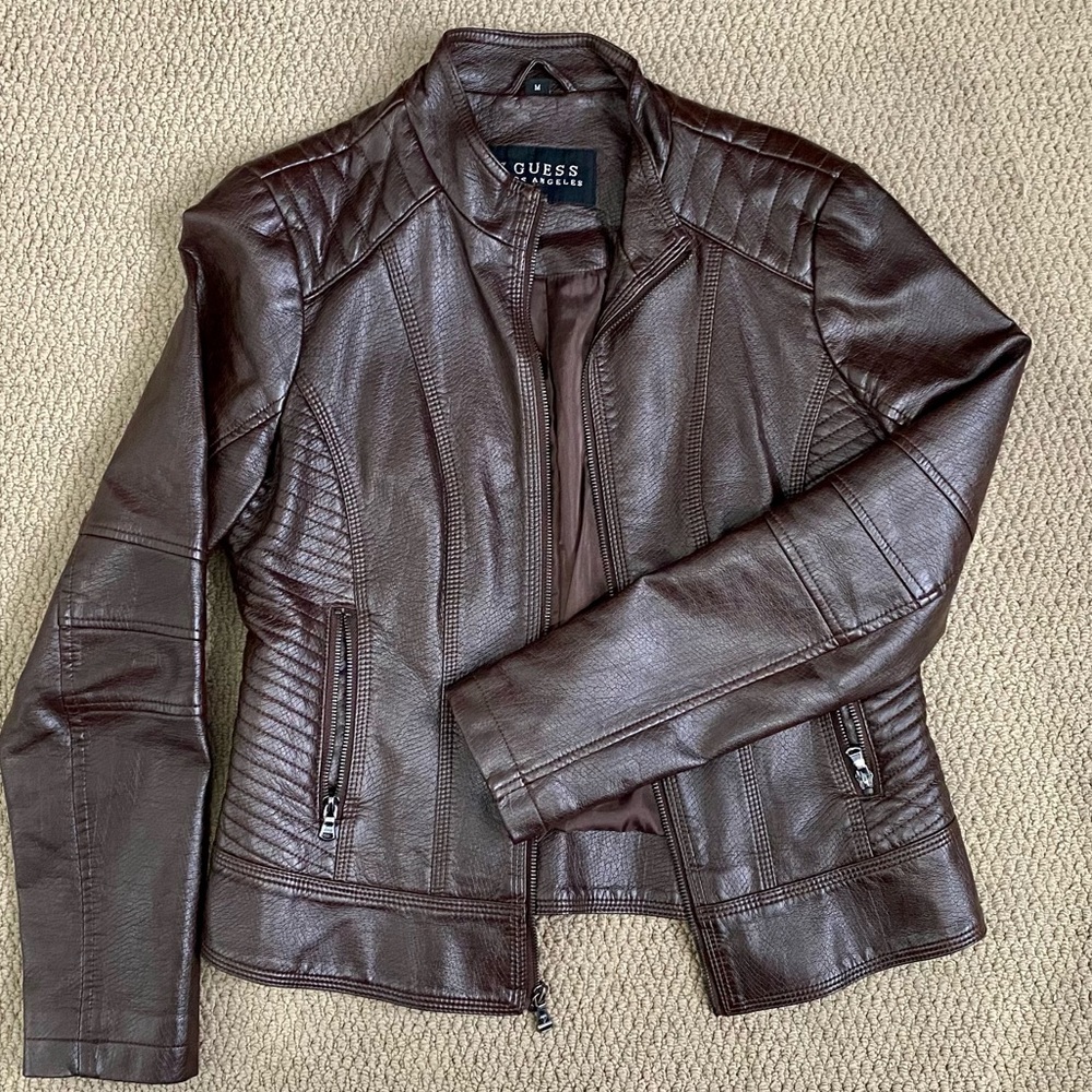 Guess Faux Leather Jacket
